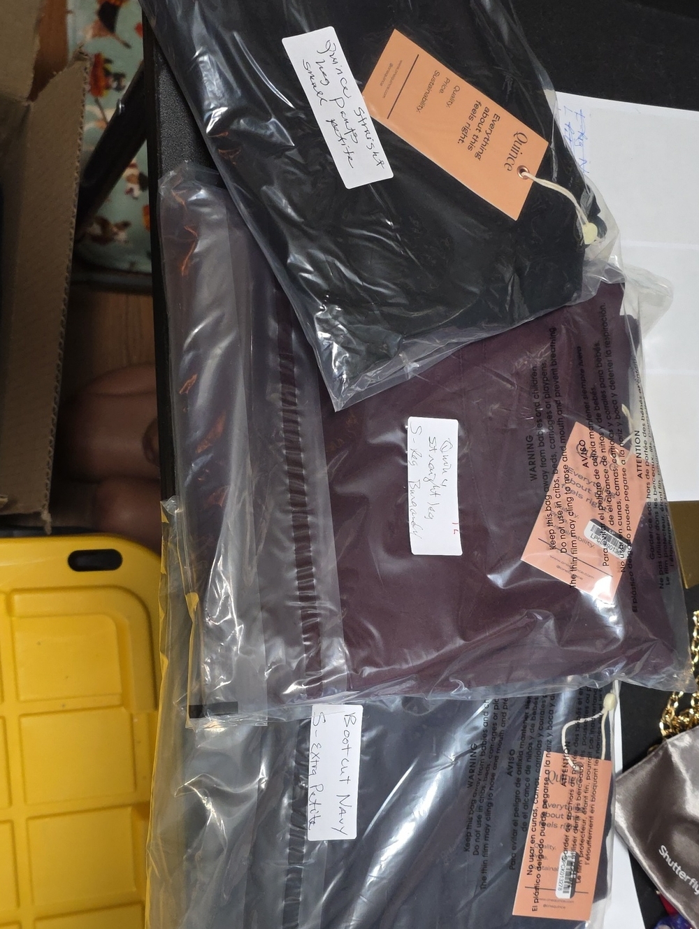 RESERVED: Hopeyoulikethat: Quince Bundle Of 3 Pants - Picture 8 of 8